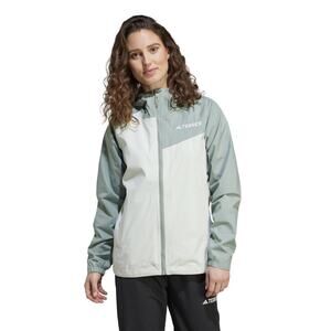 Women's 1X Rain Jacket Adidas Terrex Waterproof Rain RDY NWT $100